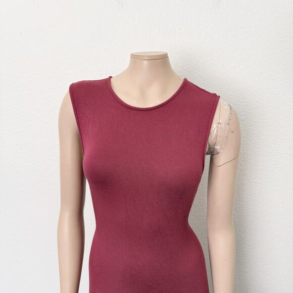 [Anthropologie] Daily Practice Red Sleeveless Drop Waist Maxi Dress Sz Medium M - Picture 4 of 11